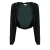 Green Velvet Shawl Sweaters