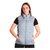 Quilted Wave Effect Sleeveless Jacket