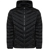 Men`s Black Hooded Winter Jacket