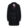 Black Donna Caban Overcoat