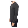 Gray V-neck Pullover Sweater