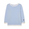 Helen Top Ice Blue/Ecru