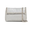 Crystal-Embellished Mesh Bag