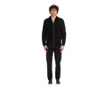 Italian Crafted Black Full Zip Jacket