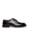 Black Leather Derby Shoes