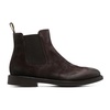 Brown Suede Beatle Ankle Boots