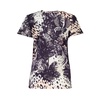 Patterned T-Shirt with Logo Print