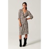 Feminine Wrap Dress - Ecru