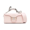 Pink Pencil Cat Nano Top Handle Bag