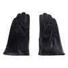 Cavalli Class Elegant Black and Blue Lambskin Gloves