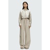 Wide Leg Cargo Pants in Beige