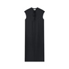 Black Demeter Dress with V-Neck