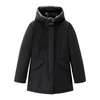 Renewed Black Parka with Feminine Touch