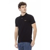 Elegant Black Cotton Polo Shirt