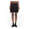 Navy Pleated Mini Skirt