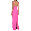 Pink Joni square neck sleeveless maxi dress 