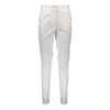 White Chinos with Logo