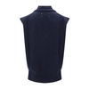 Sleeveless Knitwear, Unique Raw-Cut Vest for Men