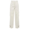 White Canvas Trousers Model 24FE1940