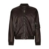 Brown Leather Bomber Coats