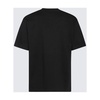 Black Cotton T-shirt with Logo