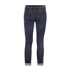 Dark Skinny Fit Cotton Jeans with Five Pockets