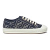 Blue Denim Sneakers FF Jacquard