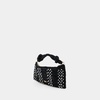 Raffia Nano Shoulder Bag - Black