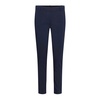 Slim Fit Navy Straight-Leg Trousers