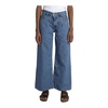 Blue Denim Trousers with Pleats