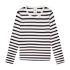 Striped Long Sleeve T-Shirt Navy