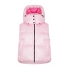 Pink Puffer Down Vest Jacket