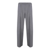 Grey Elegant Trousers Diamond Detail