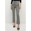 Arte Houndstooth Pant - Tailored Stretch Fabric, High Rise, Slim Flared Legs