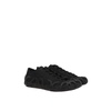 Black Suede Low-Top Sneakers