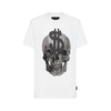 Skull Print Cotton Jersey T-shirt