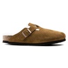 Shearling Clogs Brown Suede Comfort