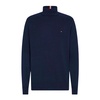 Men High Neck Turtleneck with Logo Detail