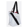 White Canvas Shopping Bag with Pili and Bianca Print