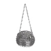 Silver Ball-Shaped Bag