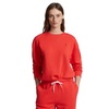 Red Round Neck Sweatshirt