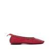 Ruby Red Flat Sole Shoes