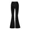 Black Velvet Bell Bottom Pants