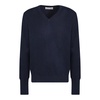 Dark Blue Cashmere -Neck Jumper