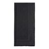 Black Lurex Thread Striped Scarf