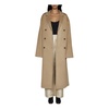 Oversized Double-Breasted Biscuit Wool Coat