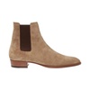 Sophisticated Suede Heeled Chelsea Boots