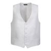 Pearl V-Neck Sleeveless Jacket