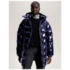 Shiny Quilted Hooded Jacket