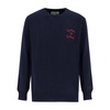 Embroidered Crew-Neck Pullover